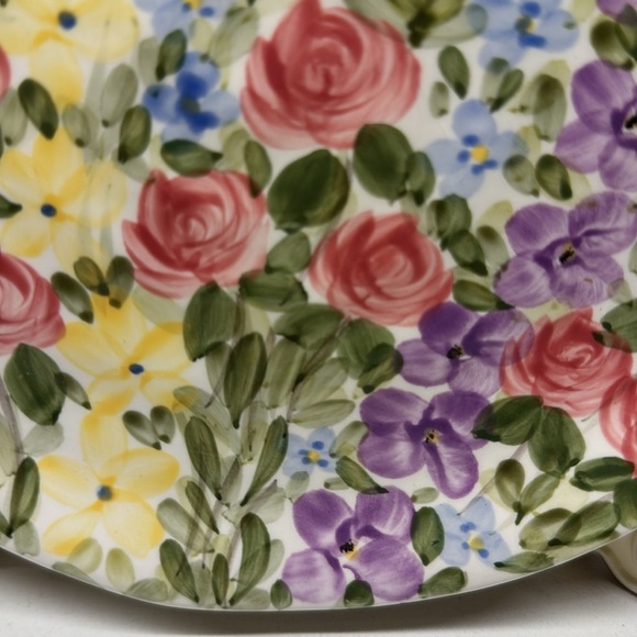 English Garden Dinner Plate By Don Swanson & Table Tops Unlimited - Picture 2 of 6
